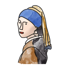 アートの可愛い真珠姉さん