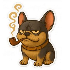 SAKONG Frenchbulldog Sticker