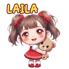 Laila in the Red Dress