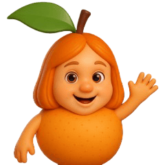 あわわ&びわわの毎日スタンプ(びわわ①)