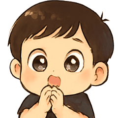 Daily life of chibi-style children