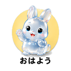 ぷるぷるネザーうさカレシ 恋人スタンプ