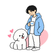 ビションとイケメン♡