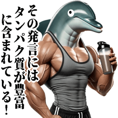 【毎日使える】うざいマッチョイルカ