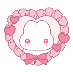 おめかし♡アレンジスタンプ（ピンク）