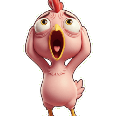 このムカつく羽むしりチキンめ