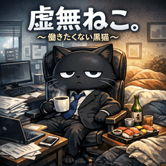 虚無ねこ。｜日常会話に向いてない