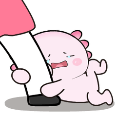 Funny Axolotl 7 : Pop-up stickers
