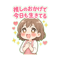 推し活主婦のほんねスタンプ