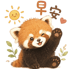 Red Panda Cozy Days