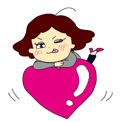 kinky hair girl Sticker