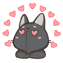 Lucky cat love love
