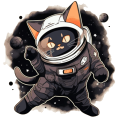 Space cats can - Daily languages!