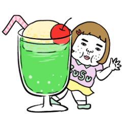 動く！スイーツとキャロライン