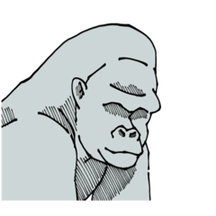 使える半顔ゴリラ