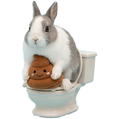 BIG! うんこ大好きうさぎ