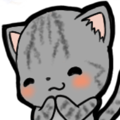 感情を届けるトラ猫のスタンプです。