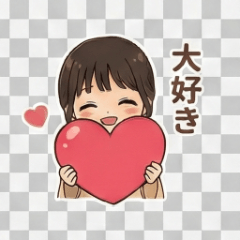 嘉恩(カオン)ちゃんの表情スタンプ その１