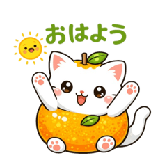 みかん猫　ミカコたん[日常ことば]