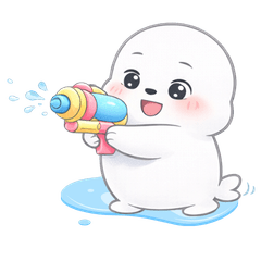 chubby seal with special day