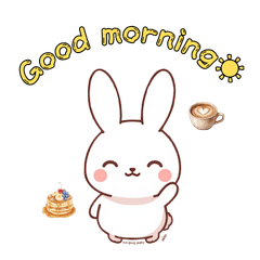 Cute Rabbits Line Stickers 8